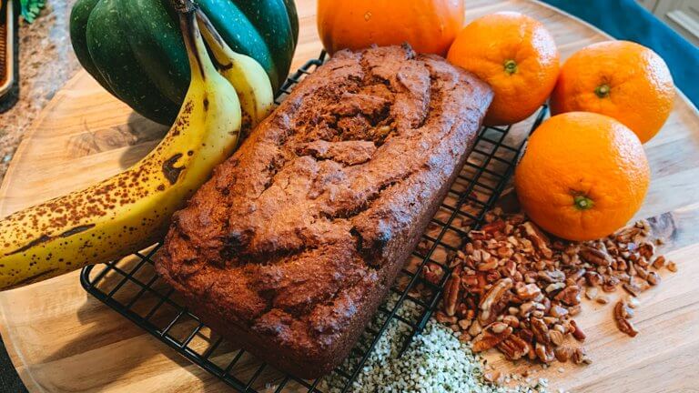 Dr. Igor’s Vegan Pumpkin Banana Hemp Bread Recipe