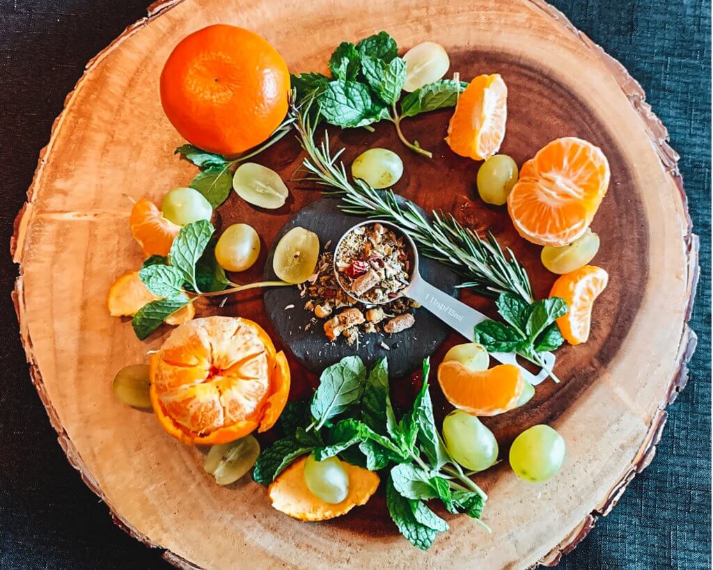 Dr. Igor’s Rosemary Clementine Peppermint Cold Steeped Tea Recipe