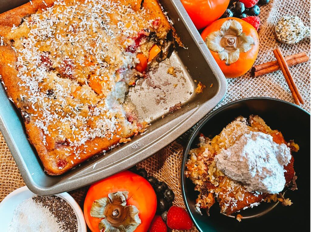 Dr. Igor Bussel’s Keto Persimmon & Superfood Clafoutis Recipe