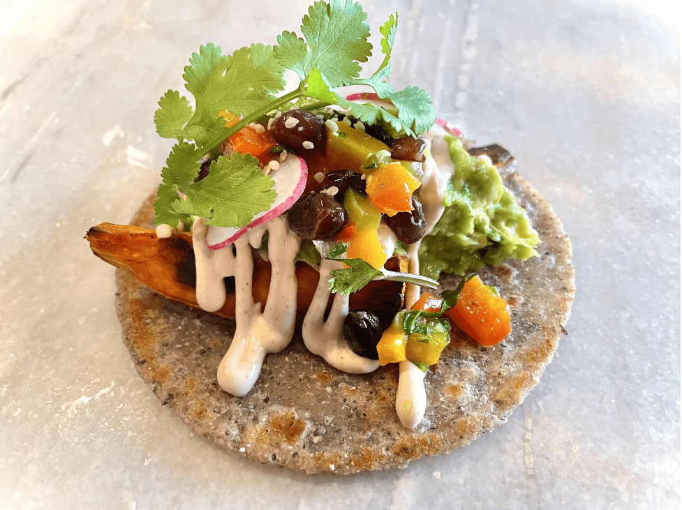 Dr. Igor’s Vegan Sweet Potato & Hemp Heart Tacos Recipe